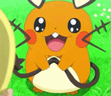Dedenne デデンネ ポケモン　嬉しい　幸せ　嬉涙 GIF - Dedenne Pokemon Amaze GIFs