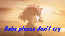Anime No Sad No Cry GIF - Anime No Sad No Sad No Cry GIFs