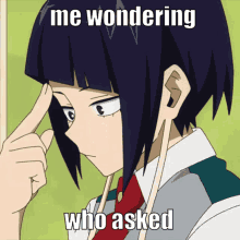 who wondering