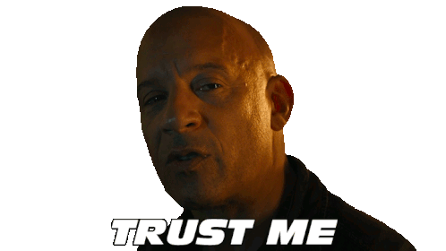Trust Me Dominic Toretto Sticker - Trust Me Dominic Toretto Vin Diesel Stickers