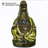 a small statue of a buddha with a watermark that says creative with accessibility app
