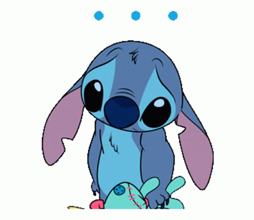 Stitch Love Sticker - Stitch Love Sad - Discover & Share GIFs