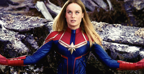 Captain Marvel Carol Danvers GIF - Captain Marvel Carol Danvers Brie Larson GIFs