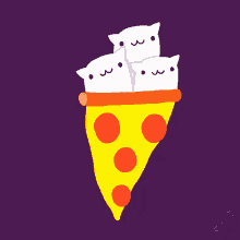 I'M Dreaming About Cats And Pizza. GIF - Dominos Gi Fs Pizza Dominos GIFs