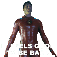 It Feels Good To Be Back Barry Allen Sticker - It Feels Good To Be Back Barry Allen The Flash Stickers