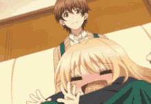 Anime Cuddle Cute GIF - Anime Cuddle Cute Blush GIFs