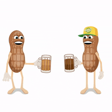 Beer And Peanuts Sports GIF