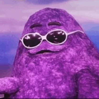 Grimace Mcdonald'S GIF - Grimace Mcdonald's Happy birthday grimace - Discover & Share GIFs