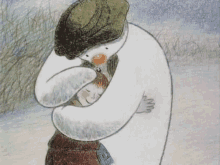 Winter Hug GIF - Winter Hug Snowman GIFs