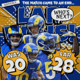 Los Angeles Rams (28) Vs. Washington Commanders (20) Post Game GIF