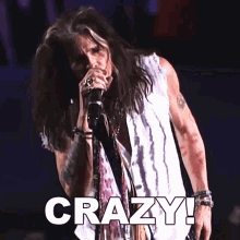 Crazy Steven Tyler GIF - Crazy Steven Tyler Aerosmith GIFs