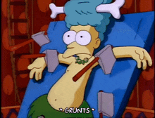 Grunt The Simpsons GIF