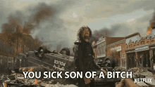 You Sick Son Of A Bitch Diego Hargreeves GIF - You Sick Son Of A Bitch Diego Hargreeves David Castaneda GIFs