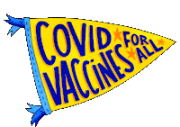 Covid Vaccines For All Global Pandemic Sticker - Covid Vaccines For All Vaccines For All Global Pandemic Stickers