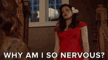 Why Am I So Nervous? - Witches Of East End GIF - Witches Of East End Freya Beauchamp Jenna Dewan Tatum GIFs