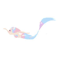 mermaid candy pretty sparkle swim