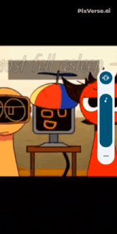 a screenshot of a cartoon that says pixverse.ai at the top