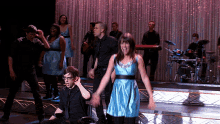 Glee Hourlyglee GIF - Glee Hourlyglee Glee Jumping GIFs