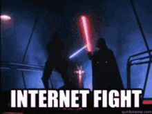 star wars funny fight internet fight lightsaber