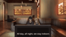 Introverts Stay In Couple GIF - Introverts Stay In Couple Anime GIFs