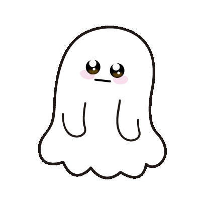 Ghost White Sticker - Ghost white dizzy - Discover & Share GIFs