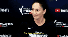 Seattle Storm Sue Bird GIF - Seattle Storm Sue Bird Oh Here She Comes GIFs