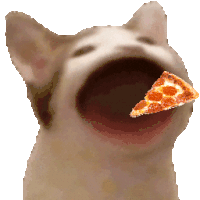 Pizza Cat Sticker - Pizza Cat Stickers