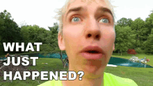 What Just Happened Stephen Sharer GIF - What Just Happened Stephen Sharer What Happened GIFs