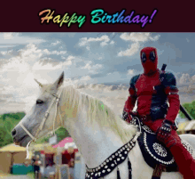 Happy Birthday Deadpool GIF - Happy Birthday Deadpool Unicorn GIFs
