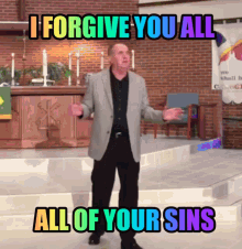 Forgive You All Your Sins Pastor GIF - Forgive You All Your Sins Pastor Sins GIFs