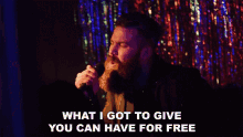 What I Got To Give You Can Have It For Free Jordan Davis GIF - What I Got To Give You Can Have It For Free Jordan Davis Take It From Me Song GIFs