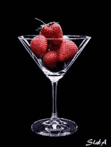 cherries glass