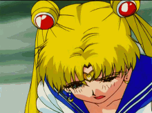 Sailor Moon Make Up GIF - Sailor Moon Make Up Scream GIFs