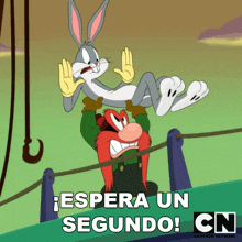 Espera Un Segundo Bugs Bunny GIF - Espera Un Segundo Bugs Bunny Looney Tunes GIFs