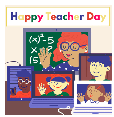 Happy Teachers Day World Teachers Day Sticker - Happy Teachers Day World Teachers Day Thank You Teachers Stickers