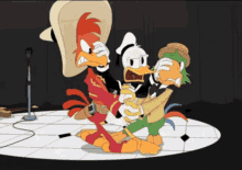 Jose Carioca Donald Duck GIF - Jose Carioca Donald Duck Stop Fighting GIFs