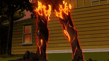 Goe Force Young Justice GIF - Goe Force Young Justice Human Torch GIFs