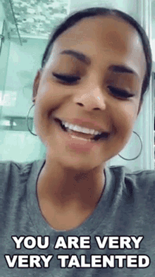 You Are Very Very Talented Christina Milian GIF - You Are Very Very Talented Christina Milian Cameo GIFs