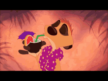 Never-ending Coconut Drink GIF - Lion King Timon Coconut Drink GIFs