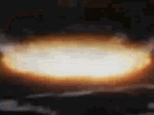 a pixelated image of a large explosion in the dark
