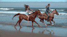 Horses Horse Riding GIF - Horses Horse Riding Beach GIFs
