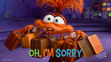 Oh I'M Sorry Anxiety GIF - Oh I'M Sorry Anxiety Inside Out 2 GIFs
