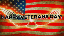 Happy Veterans Day Flag GIF - Happy Veterans Day Flag Eagle GIFs