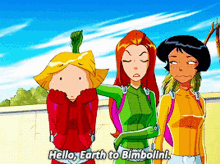 Totally Spies Sam GIF - Totally Spies Sam Hello Earth To Bimbolini GIFs