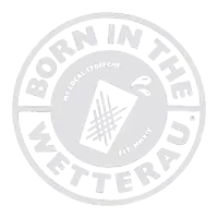 a logo that says born in the metterau on it