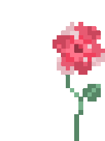 Flower Pixel Sticker