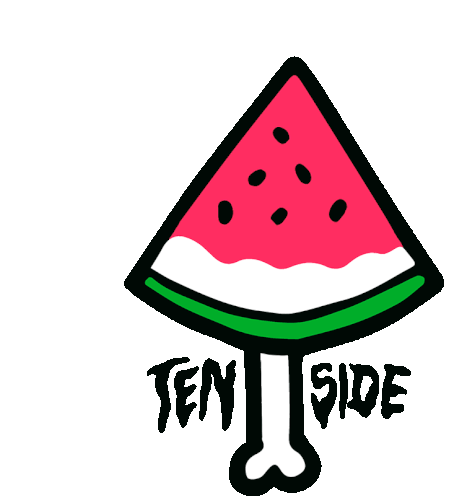 Tenside Tensidemusic Sticker - Tenside Tensidemusic Melon Stickers
