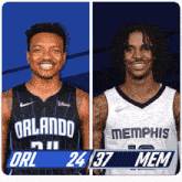 Orlando Magic (24) Vs. Memphis Grizzlies (37) First-second Period Break GIF - Nba Basketball Nba 2021 GIFs