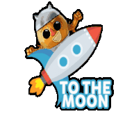 To The Moon Nft Sticker - To The Moon Moon Nft Stickers