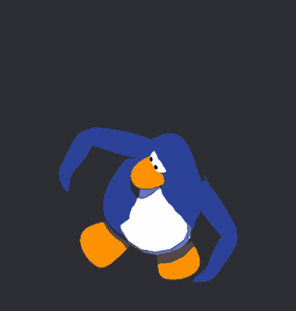 there he goes #animation #clubpenguin #dance